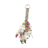 Maxbell Colourful Parrot Chewing Toy Durable Wooden Bite Climbing for Canary Macaws
