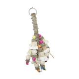 Maxbell Colourful Parrot Chewing Toy Durable Wooden Bite Climbing for Canary Macaws