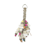 Maxbell Colourful Parrot Chewing Toy Durable Wooden Bite Climbing for Canary Macaws