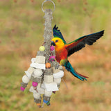 Maxbell Colourful Parrot Chewing Toy Durable Wooden Bite Climbing for Canary Macaws