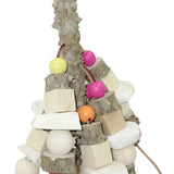 Maxbell Colourful Parrot Chewing Toy Durable Wooden Bite Climbing for Canary Macaws