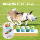 Maxbell Durable Dog Chew Toy Leakage Toy Puppy Playing Exercise for Medium Dogs Blue Green