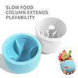 Maxbell Durable Dog Chew Toy Leakage Toy Puppy Playing Exercise for Medium Dogs White Blue