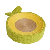 Maxbell Sisal Cat Scratcher Bowl Scratch Pad Sleeping Nest Nonslip Bottom Durable