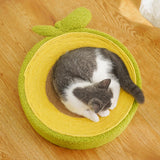 Maxbell Sisal Cat Scratcher Bowl Scratch Pad Sleeping Nest Nonslip Bottom Durable