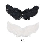 Maxbell Costume Pet Cosplay Small Dog Funny Gift Birthday Halloween Angel Wings S Black