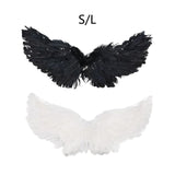 Maxbell Costume Pet Cosplay Small Dog Funny Gift Birthday Halloween Angel Wings S Black