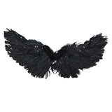 Maxbell Costume Pet Cosplay Small Dog Funny Gift Birthday Halloween Angel Wings S Black