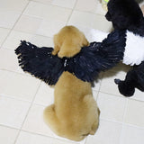 Maxbell Costume Pet Cosplay Small Dog Funny Gift Birthday Halloween Angel Wings S Black