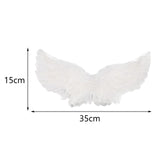 Maxbell Costume Pet Cosplay Small Dog Funny Gift Birthday Halloween Angel Wings S White