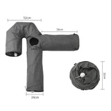Maxbell Cat Tunnel Tube Interactive Foldable Hole for Puppy Small Animals Kitty