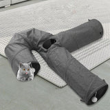 Maxbell Cat Tunnel Tube Interactive Foldable Hole for Puppy Small Animals Kitty