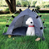 Maxbell Foldable Pet Tent Dog Cage Folding Sun Kitten beach Gray