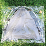 Maxbell Foldable Pet Tent Dog Cage Folding Sun Kitten beach Gray