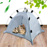 Maxbell Foldable Pet Tent Dog Cage Folding Sun Kitten beach Gray