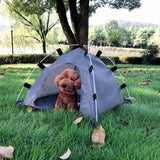 Maxbell Foldable Pet Tent Dog Cage Folding Sun Kitten beach Gray