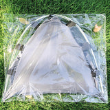 Maxbell Foldable Pet Tent Dog Cage Folding Sun Kitten beach Blue