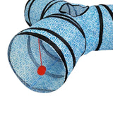 Maxbell Pet Cat Tunnel Tube Hanging Toy Ball Funny Toys Training for pets Blue