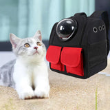 Maxbell Portable Cat Backpack Carrier Mesh Breathable Puppy Carrying Bag Knapsack Black