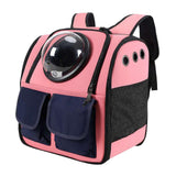 Maxbell Portable Cat Backpack Carrier Mesh Breathable Puppy Carrying Bag Knapsack Pink