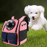 Maxbell Portable Cat Backpack Carrier Mesh Breathable Puppy Carrying Bag Knapsack Pink