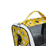 Maxbell Hamster Carrier Guinea Pig Travel Bag Traveling Handbag Small Animals Tote Yellow