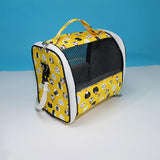 Maxbell Hamster Carrier Guinea Pig Travel Bag Traveling Handbag Small Animals Tote Yellow