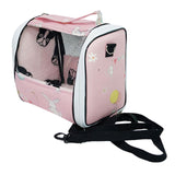 Maxbell Hamster Carrier Guinea Pig Travel Bag Traveling Handbag Small Animals Tote Pink