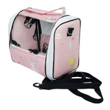 Maxbell Hamster Carrier Guinea Pig Travel Bag Traveling Handbag Small Animals Tote Pink