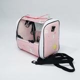 Maxbell Hamster Carrier Guinea Pig Travel Bag Traveling Handbag Small Animals Tote Pink