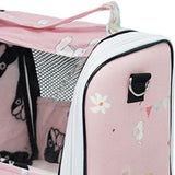 Maxbell Hamster Carrier Guinea Pig Travel Bag Traveling Handbag Small Animals Tote Pink