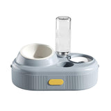 Maxbell Tilted Cat Food Bowl Set Food and Water Multifunctional for Small Dogs