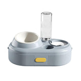 Maxbell Tilted Cat Food Bowl Set Food and Water Multifunctional for Small Dogs