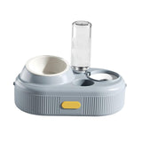 Maxbell Tilted Cat Food Bowl Set Food and Water Multifunctional for Small Dogs