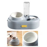 Maxbell Tilted Cat Food Bowl Set Food and Water Multifunctional for Small Dogs