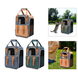 Maxbell Portable Cat Carrier Backpack Dog Travel Bag with Shoulder Strap for Kitten Orange