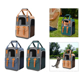Maxbell Portable Cat Carrier Backpack Dog Travel Bag with Shoulder Strap for Kitten Orange
