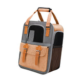 Maxbell Portable Cat Carrier Backpack Dog Travel Bag with Shoulder Strap for Kitten Orange