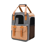Maxbell Portable Cat Carrier Backpack Dog Travel Bag with Shoulder Strap for Kitten Orange