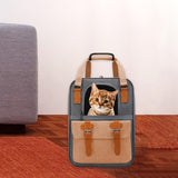 Maxbell Portable Cat Carrier Backpack Dog Travel Bag with Shoulder Strap for Kitten Orange