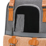 Maxbell Portable Cat Carrier Backpack Dog Travel Bag with Shoulder Strap for Kitten Orange