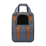 Maxbell Portable Cat Carrier Backpack Dog Travel Bag with Shoulder Strap for Kitten Blue