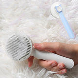 Maxbell Cat Brush Undercoat Grooming Deshedding Tool Pet Comb for Pet Supplies blue