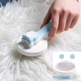 Maxbell Cat Brush Undercoat Grooming Deshedding Tool Pet Comb for Pet Supplies blue