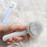 Maxbell Cat Brush Undercoat Grooming Deshedding Tool Pet Comb for Pet Supplies blue