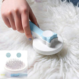 Maxbell Cat Brush Undercoat Grooming Deshedding Tool Pet Comb for Pet Supplies blue
