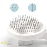 Maxbell Cat Brush Undercoat Grooming Deshedding Tool Pet Comb for Pet Supplies gray