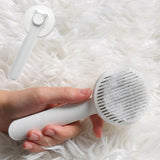 Maxbell Cat Brush Undercoat Grooming Deshedding Tool Pet Comb for Pet Supplies gray