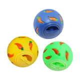 Maxbell Pet Slow Feeder Bowl Snack Toy Ball Interactive Bunny Toy for Puppy Blue