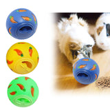 Maxbell Pet Slow Feeder Bowl Snack Toy Ball Interactive Bunny Toy for Puppy Blue
